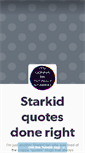 Mobile Screenshot of itsgonnabetotallystarkid.tumblr.com