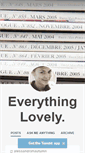 Mobile Screenshot of everythinglovely.tumblr.com