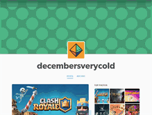 Tablet Screenshot of decembersverycold.tumblr.com