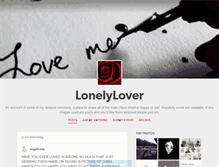 Tablet Screenshot of lonelyloverboy.tumblr.com
