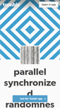 Mobile Screenshot of parallelsynchronizedrandomness.tumblr.com