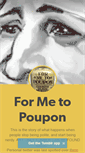 Mobile Screenshot of poupon.tumblr.com