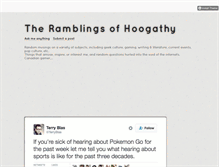 Tablet Screenshot of hoogathy.tumblr.com