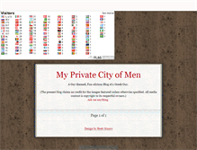 Tablet Screenshot of myprivatecityofmen.tumblr.com