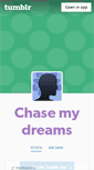 Mobile Screenshot of chase-my-dreams.tumblr.com