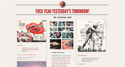 Desktop Screenshot of fuckyeahyesterdaystomorrow.tumblr.com
