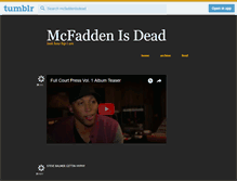 Tablet Screenshot of mcfaddenisdead.tumblr.com