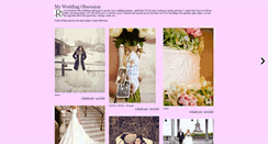 Desktop Screenshot of myweddingobsession.tumblr.com