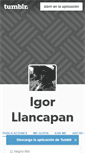 Mobile Screenshot of igorllancapan.tumblr.com