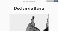 Desktop Screenshot of declandebarra.tumblr.com