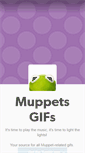 Mobile Screenshot of muppetsgifs.tumblr.com