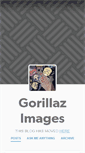 Mobile Screenshot of gorillazimages.tumblr.com