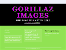 Tablet Screenshot of gorillazimages.tumblr.com