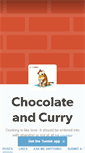 Mobile Screenshot of chocolateandcurry.tumblr.com