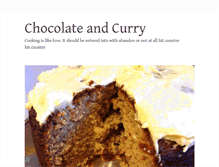 Tablet Screenshot of chocolateandcurry.tumblr.com