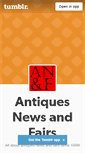 Mobile Screenshot of antiquesnewsandfairs.tumblr.com