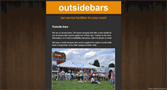 Desktop Screenshot of outsidebars.tumblr.com