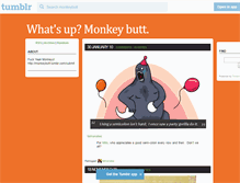 Tablet Screenshot of monkeybutt.tumblr.com