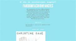 Desktop Screenshot of fandomfashionfancies.tumblr.com