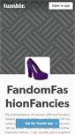 Mobile Screenshot of fandomfashionfancies.tumblr.com