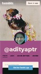 Mobile Screenshot of adityaptr.tumblr.com