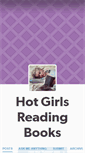 Mobile Screenshot of hotgirlsreadingbooks.tumblr.com