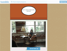 Tablet Screenshot of hotgirlsreadingbooks.tumblr.com
