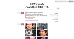 Desktop Screenshot of heckyeahdavidarchuleta.tumblr.com