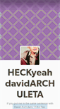 Mobile Screenshot of heckyeahdavidarchuleta.tumblr.com