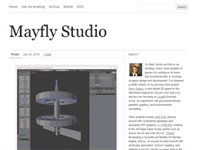 Tablet Screenshot of mayflystudio.tumblr.com