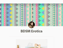 Tablet Screenshot of bdsm-erotica.tumblr.com