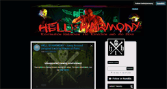 Desktop Screenshot of hellisharmony.tumblr.com