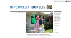 Desktop Screenshot of nprbackseatbookclub.tumblr.com