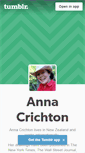 Mobile Screenshot of annacrichton.tumblr.com