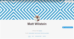 Desktop Screenshot of mattwilstein.tumblr.com