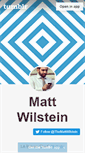 Mobile Screenshot of mattwilstein.tumblr.com