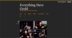 Desktop Screenshot of davegrohllover.tumblr.com