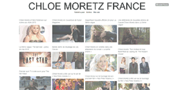 Desktop Screenshot of chloemoretzfr.tumblr.com