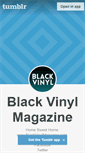 Mobile Screenshot of blackvinylmagazine.tumblr.com
