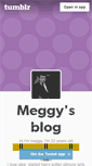 Mobile Screenshot of meggysnow.tumblr.com