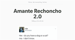 Desktop Screenshot of amanterechoncho.tumblr.com