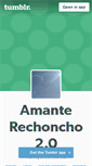 Mobile Screenshot of amanterechoncho.tumblr.com