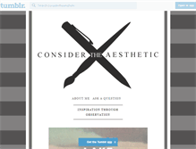 Tablet Screenshot of considertheaesthetic.tumblr.com