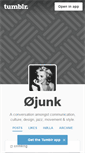Mobile Screenshot of 0junk.tumblr.com