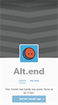 Mobile Screenshot of altend.tumblr.com