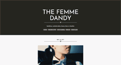 Desktop Screenshot of femmedandy.tumblr.com