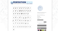 Desktop Screenshot of perfektiondesign.tumblr.com