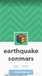 Mobile Screenshot of earthquakesonmars.tumblr.com