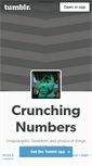 Mobile Screenshot of crunchingnumbers.tumblr.com