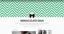 Desktop Screenshot of immaculateman.tumblr.com